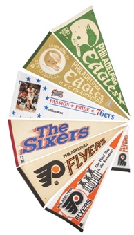 1980s Philadelphia Sports and Non-Sports Vintage Pennant Collection (43)   